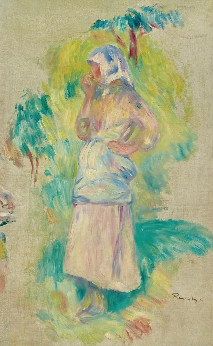 Jeune Paysanne Mangeant Une Pomme, Gabrielle Dufour