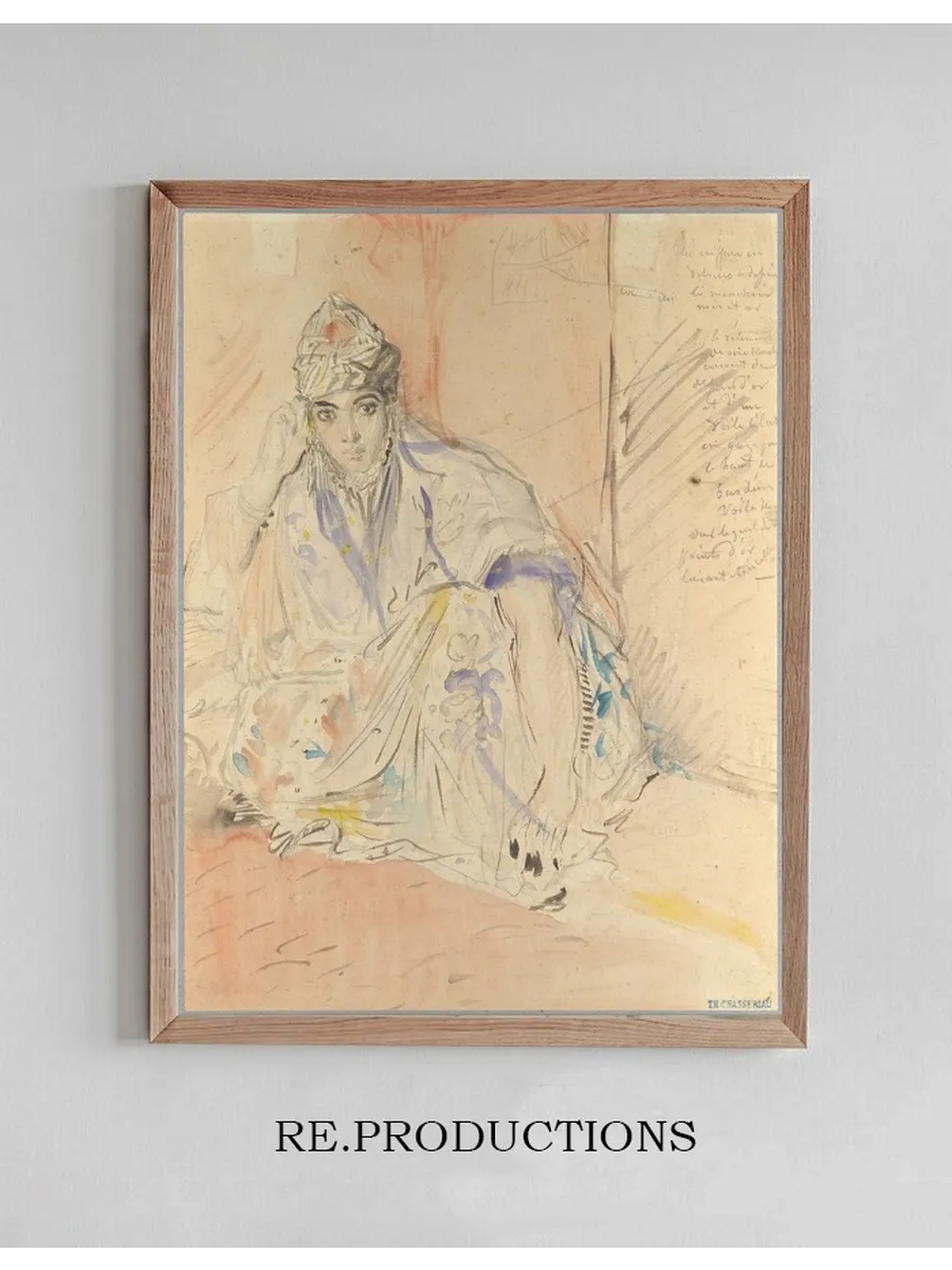 Jewish Woman of Algiers Seated on the Ground