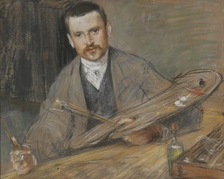 Johan Kindborg, 1861 - 1907, Artist, Married to Wood Engraver Emy Edman