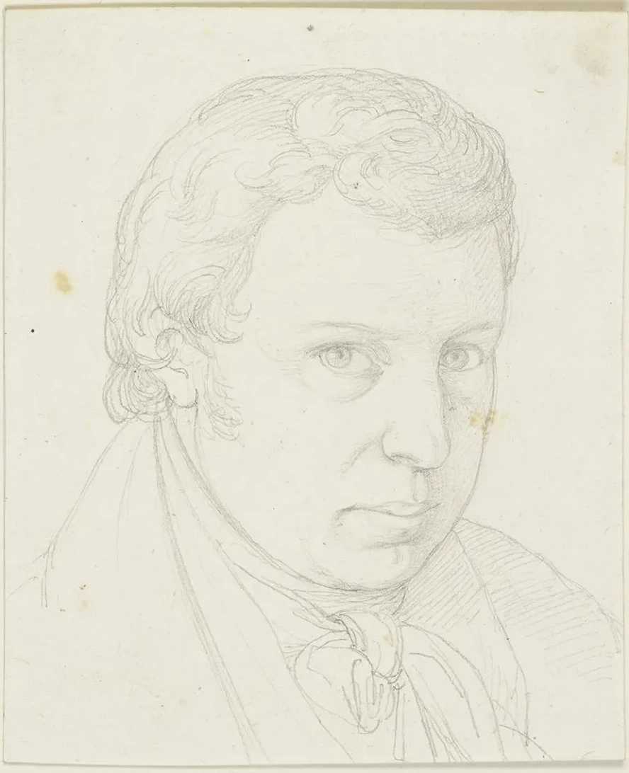 Johannes Veit, Bruder Des Malers Philipp, Brustbild Nach Rechts