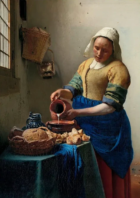 Johannes Vermeer - the Milkmaid