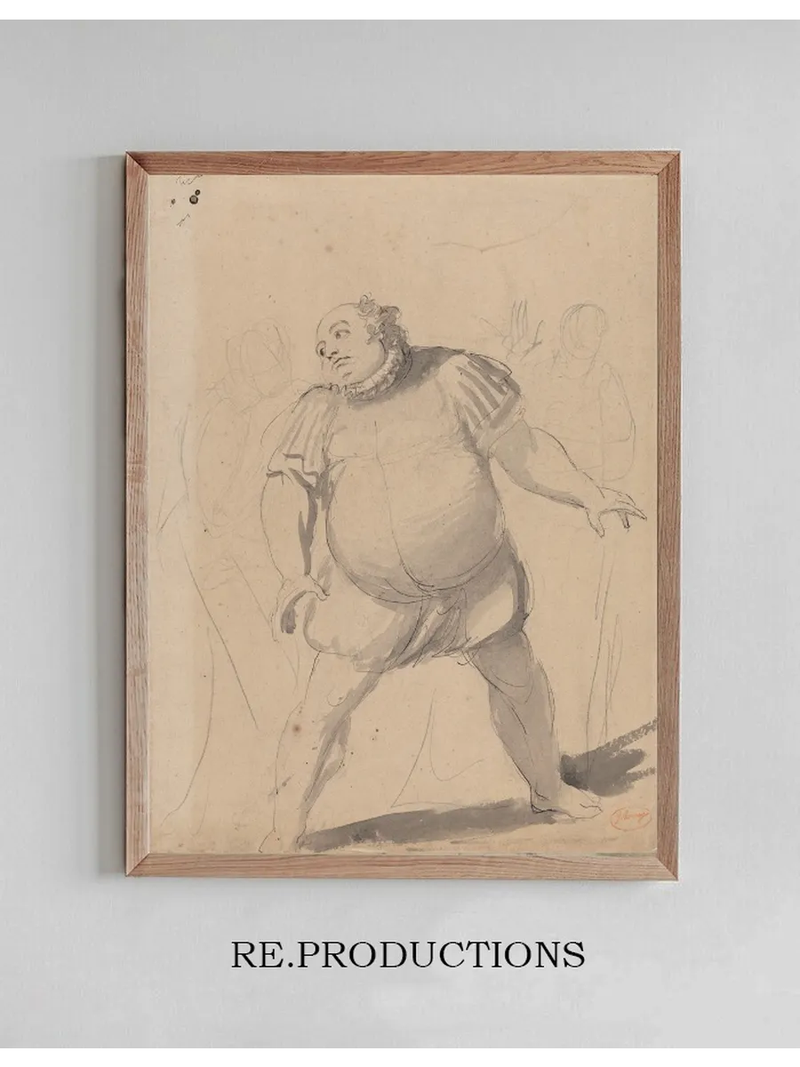 John Henderson as Falstaff