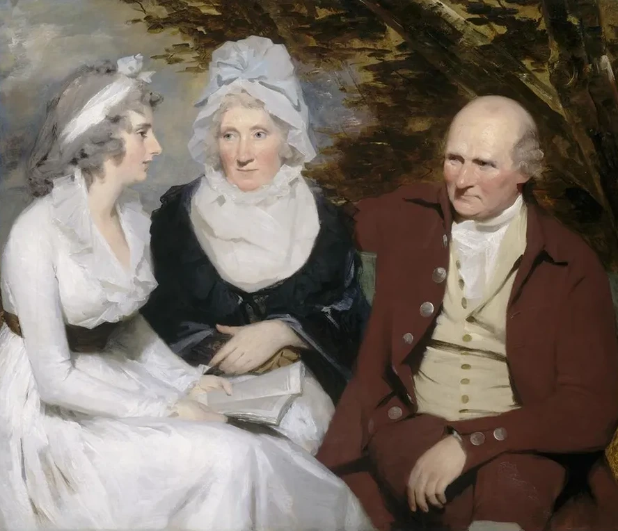 John Johnstone, Betty Johnstone and Miss Wedderburn
