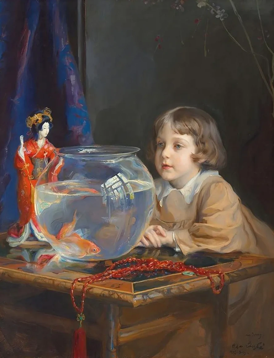 John de Laszlo and a Goldfish Bowl