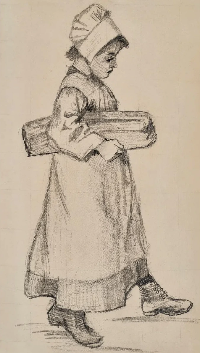 Jong Meisje Met Een Brood (young Girl with a Loaf of Bread)