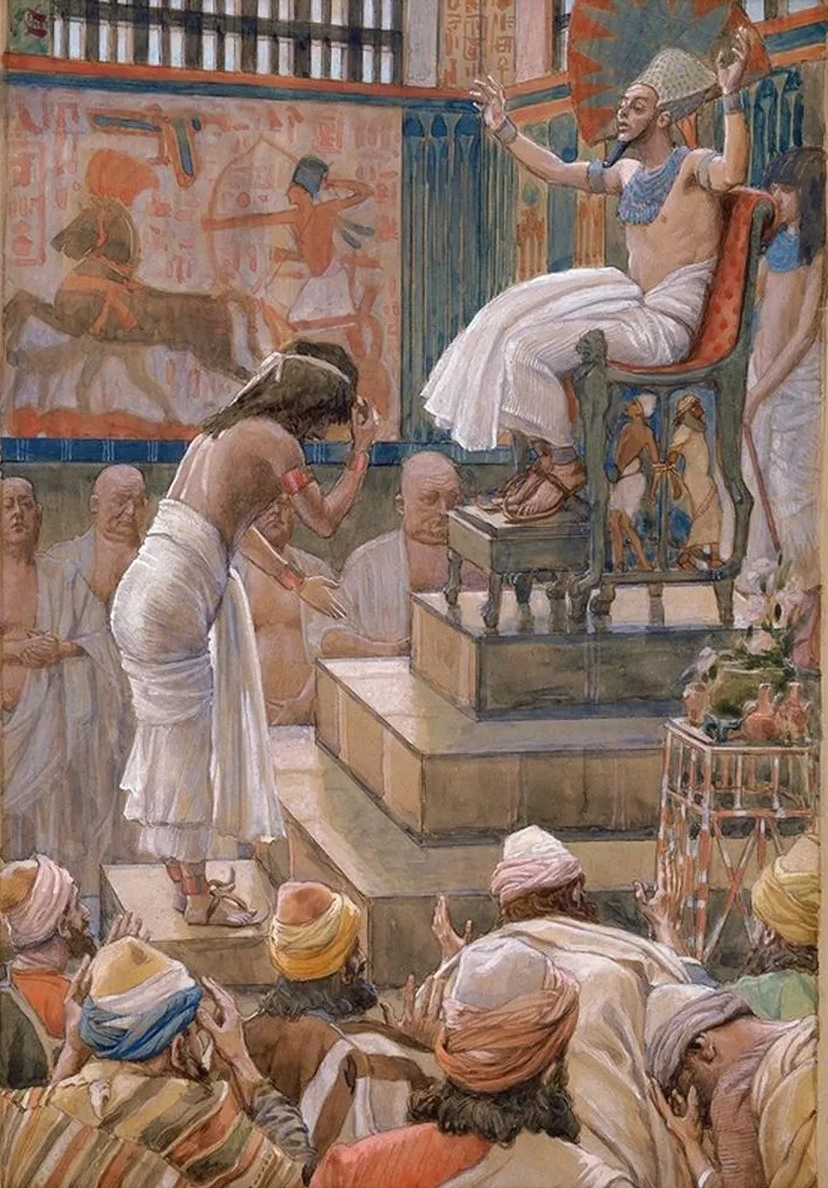 Joseph and His Brethren Welcomed by Pharaoh