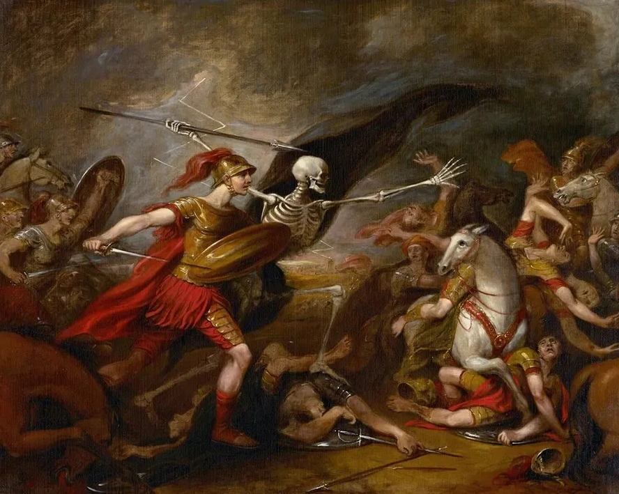 Joshua at the Battle of Ai Attended byDeath