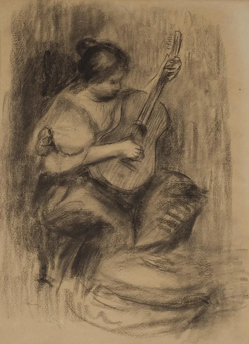 Joueuse de Guitar