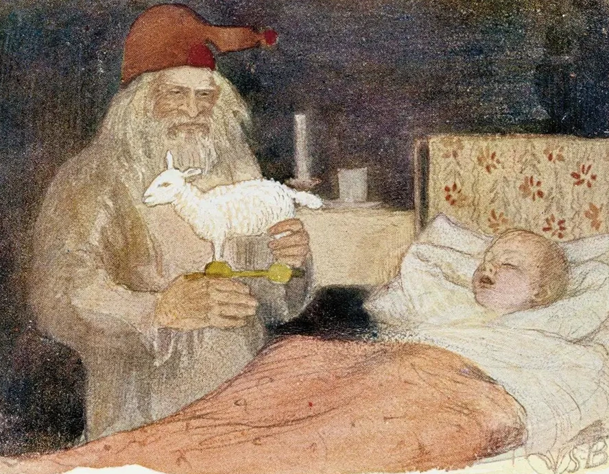 Joulupukki Tuo Lahjan Pojan's Ngyn Viereen