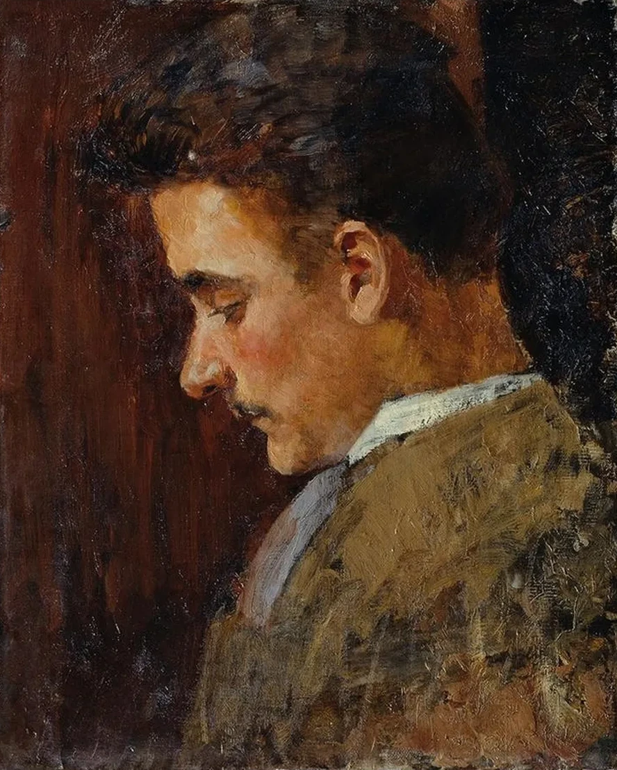 Jugendbildnis Rudolf Steindl, Schwager Des K Nstlers
