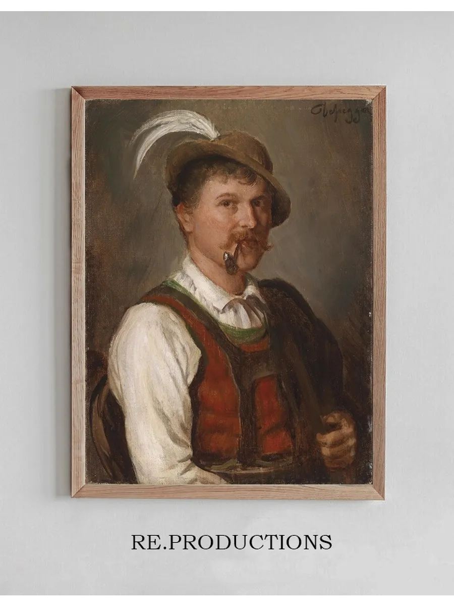 Junger Bursch in Sonntagstracht