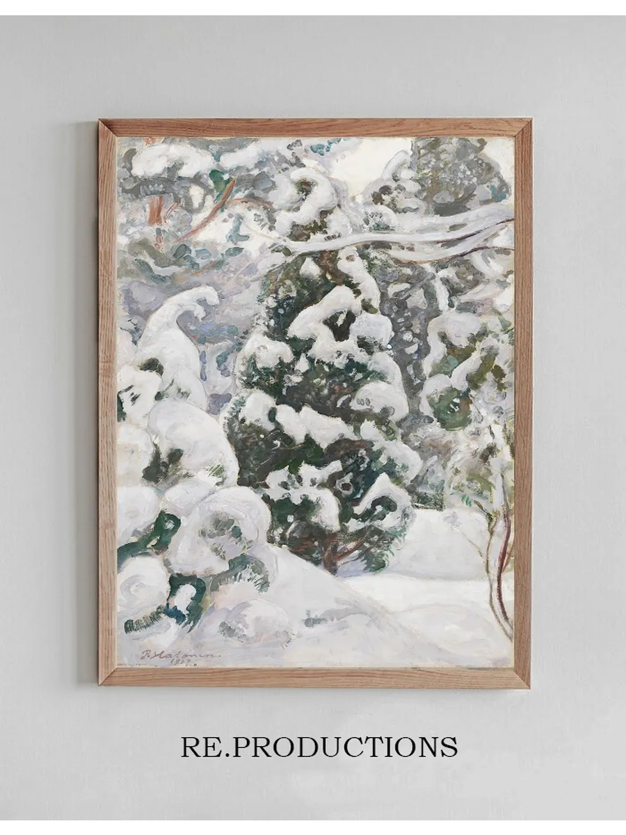 Juniper Tree in Snow