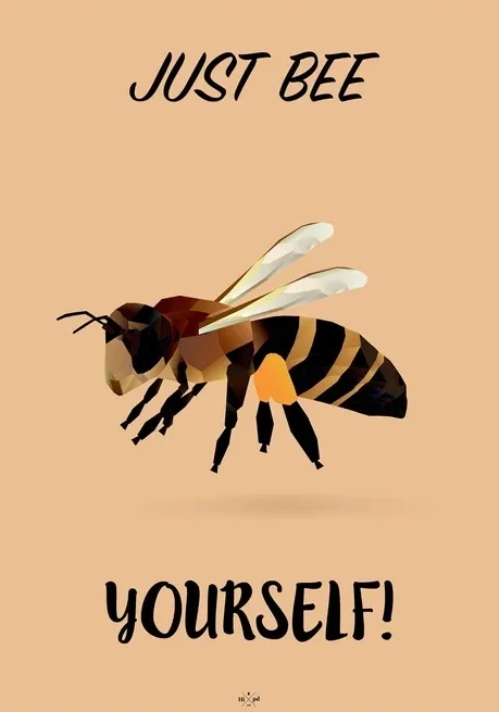 Just Bee Yourself - Brun