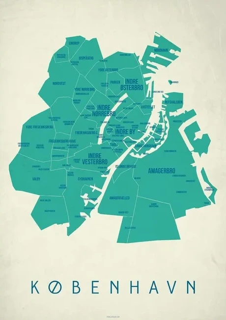 K benhavn Map - Dag