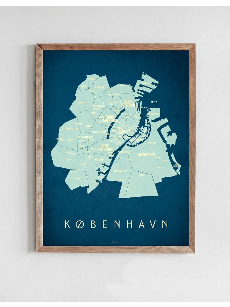 K benhavn Map - Nat
