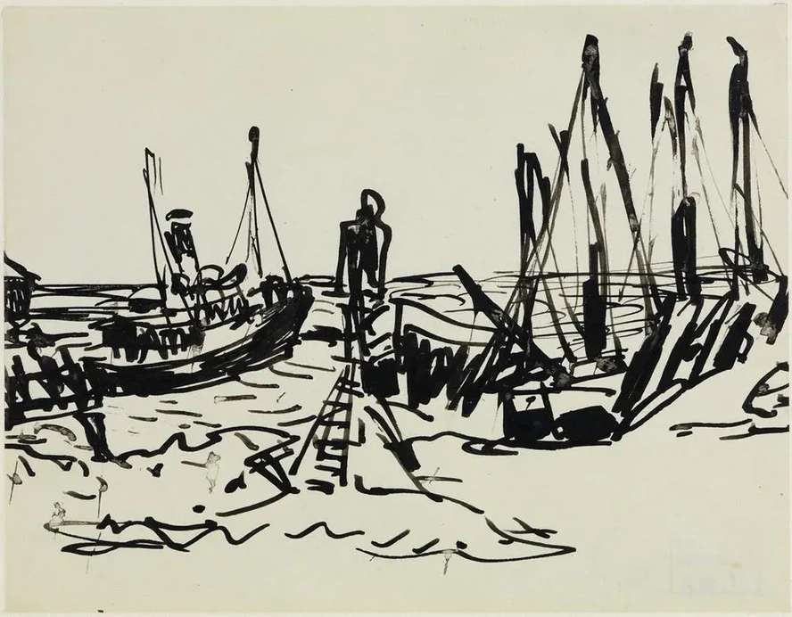 K Stendampfer Und Ankernde Boote (fehmarn)