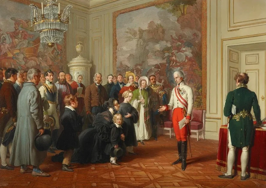 Kaiser Franz I. Erteilt Allgemeine Audienz