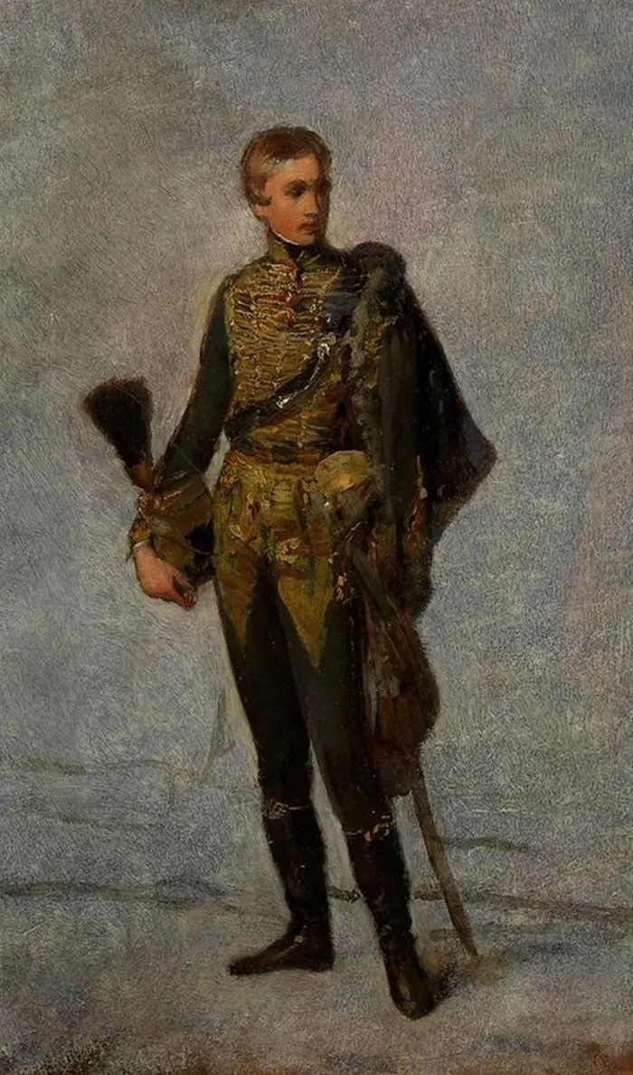 Kaiser Franz Joseph I. als J ngling in Husarenuniform