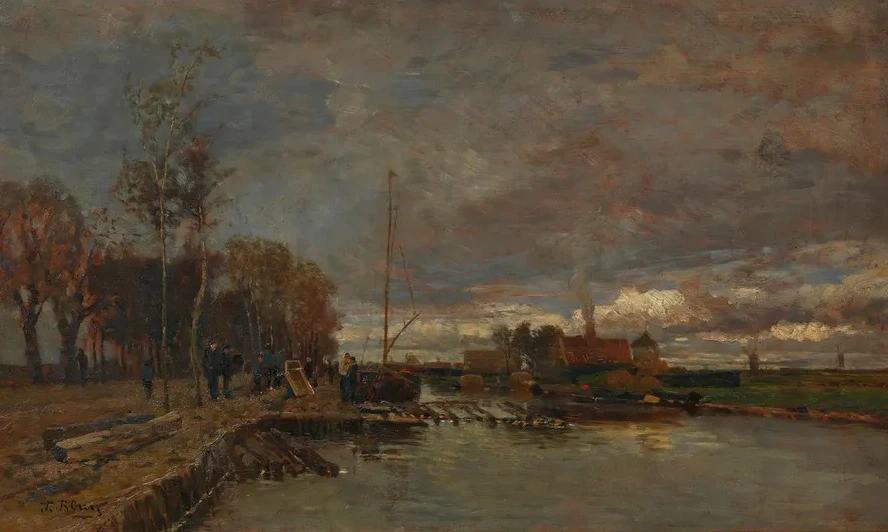 Kanal Bei Amsterdam