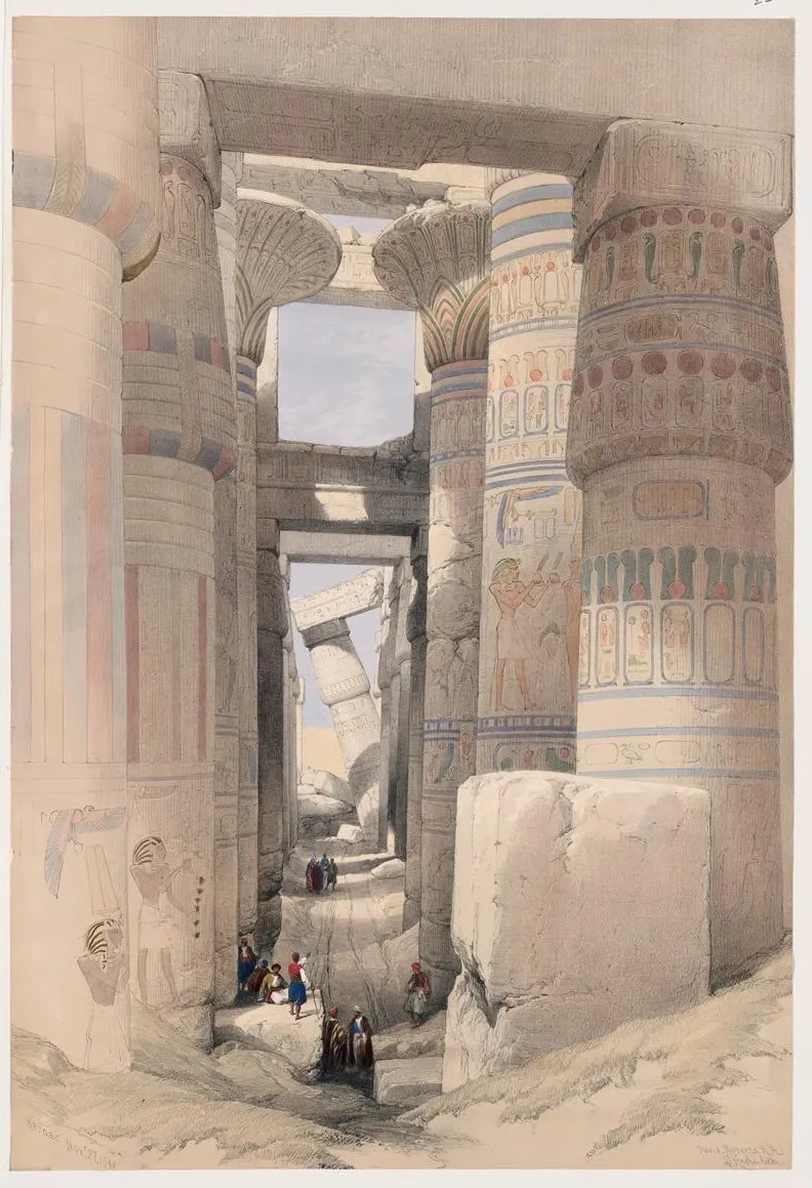 Karnac Karnak. Nov. 27, 1838
