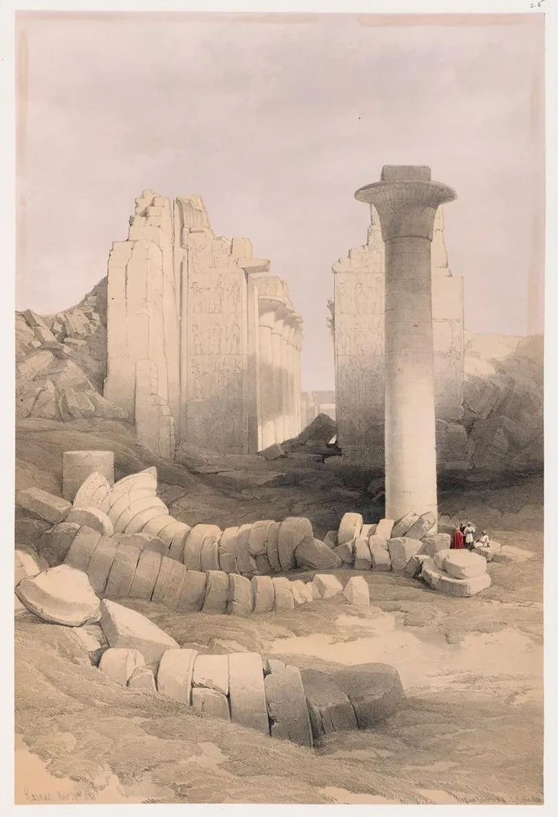 Karnac Karnak. Nov. 29th, 1838