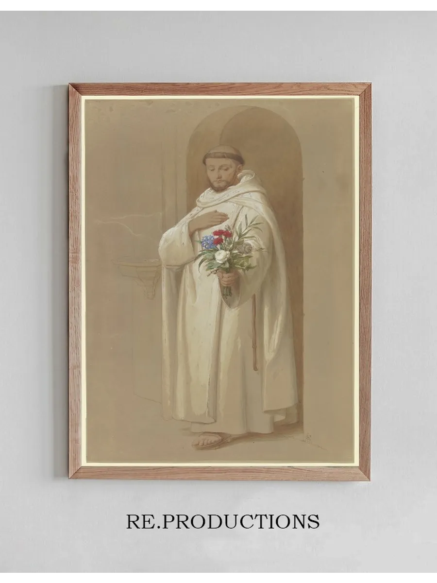 Kart Userm Nch Mit Einem Strau Symbolischer Blumen