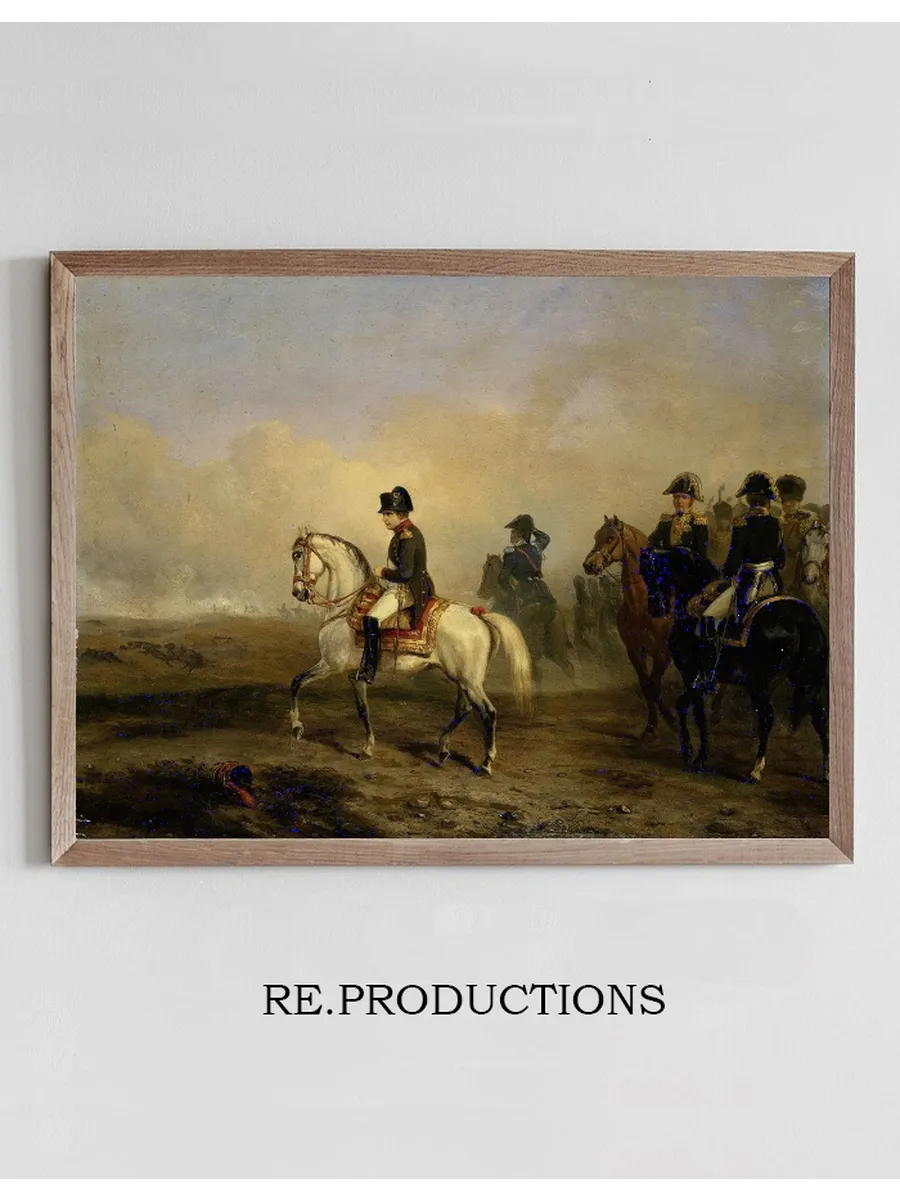 Keizer Napoleon I En Zijn Staf Te Paard