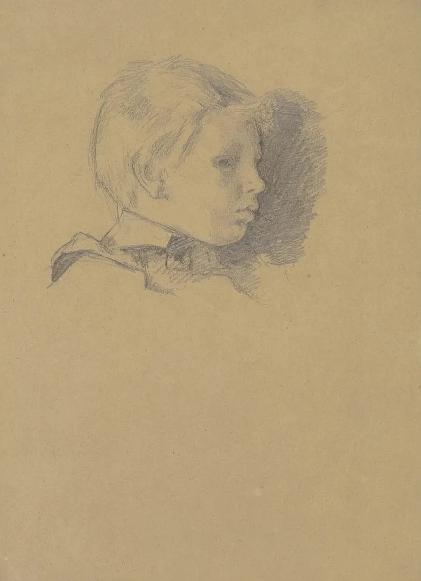Kinderbildnis Des Sohnes von Victor M Ller