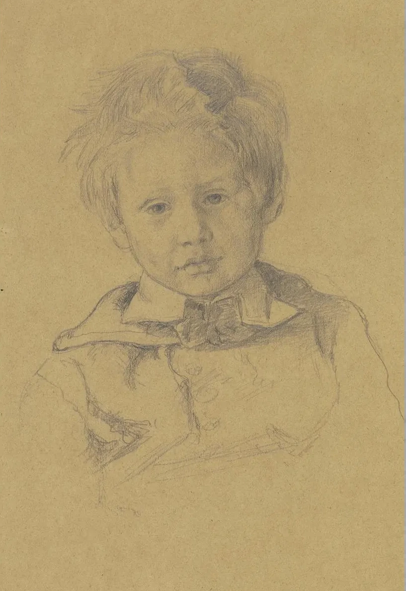 Kinderbildnis Des Sohnes von Victor M Ller