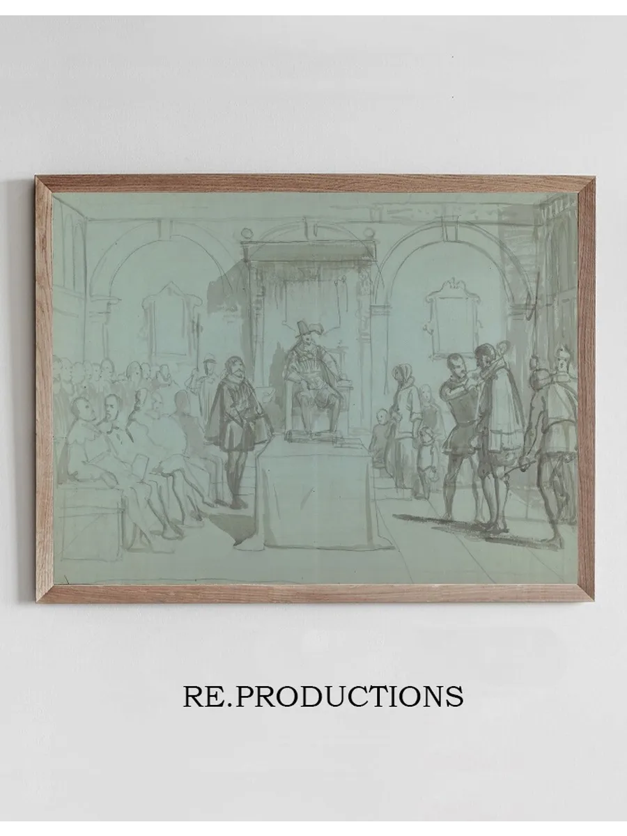 King Christian IV of Denmark Judging Christoffer Rosenkrantz