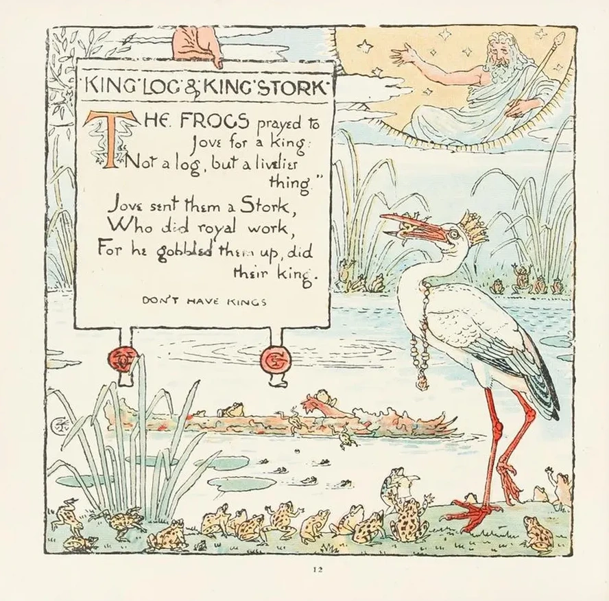 King Log and King Stork