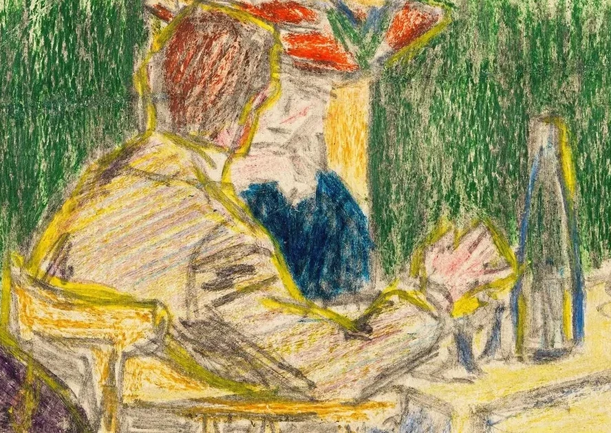 Kirchner und Dodo im Caf (Dresden)