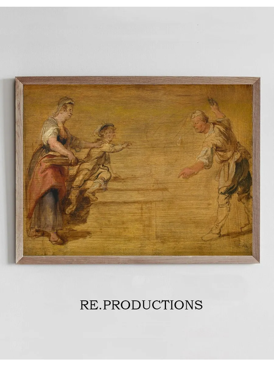 Kitchen Maid, Butcher and Boy around a Table