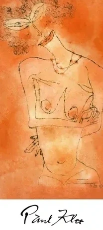 Klee Lady Inclining Her Head