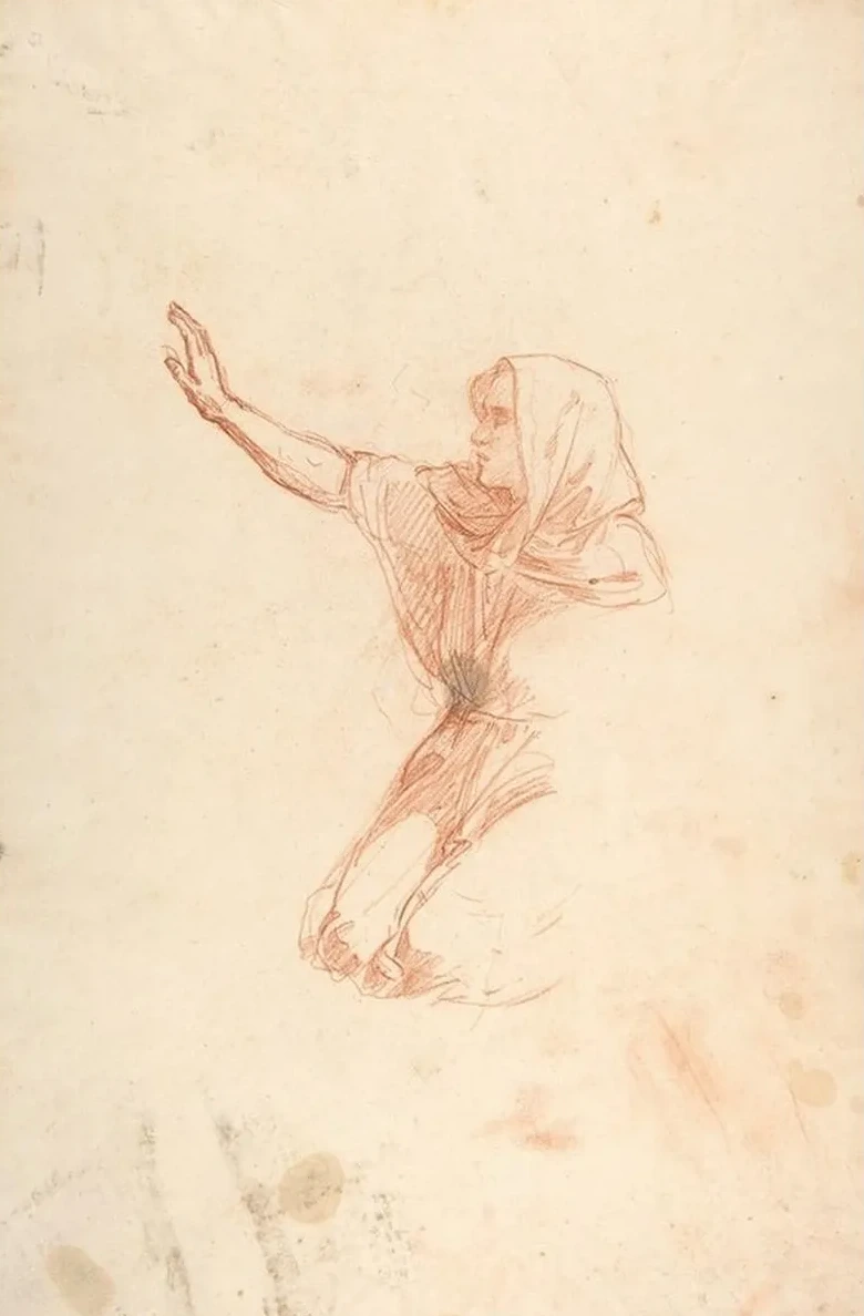 Kneeling Woman