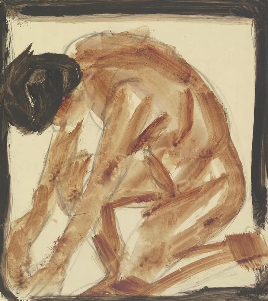 Kneeling Nude to the Left