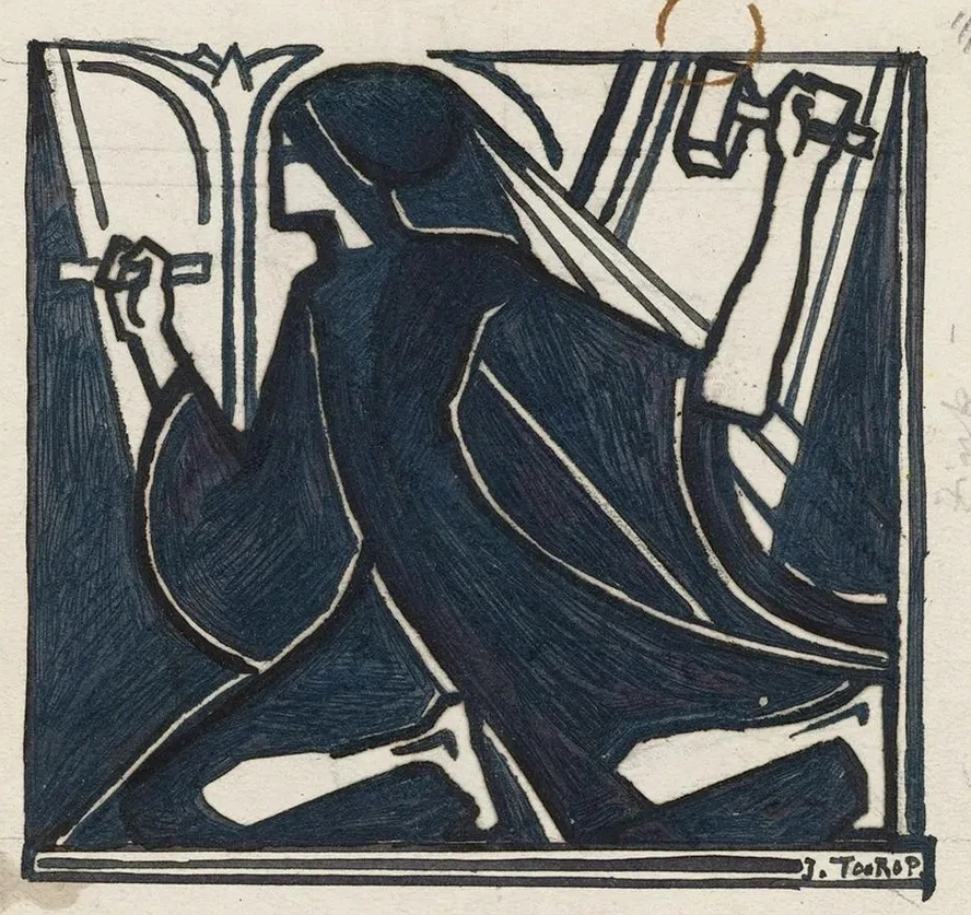 Knielende Figuur Met Hamer En Beitel