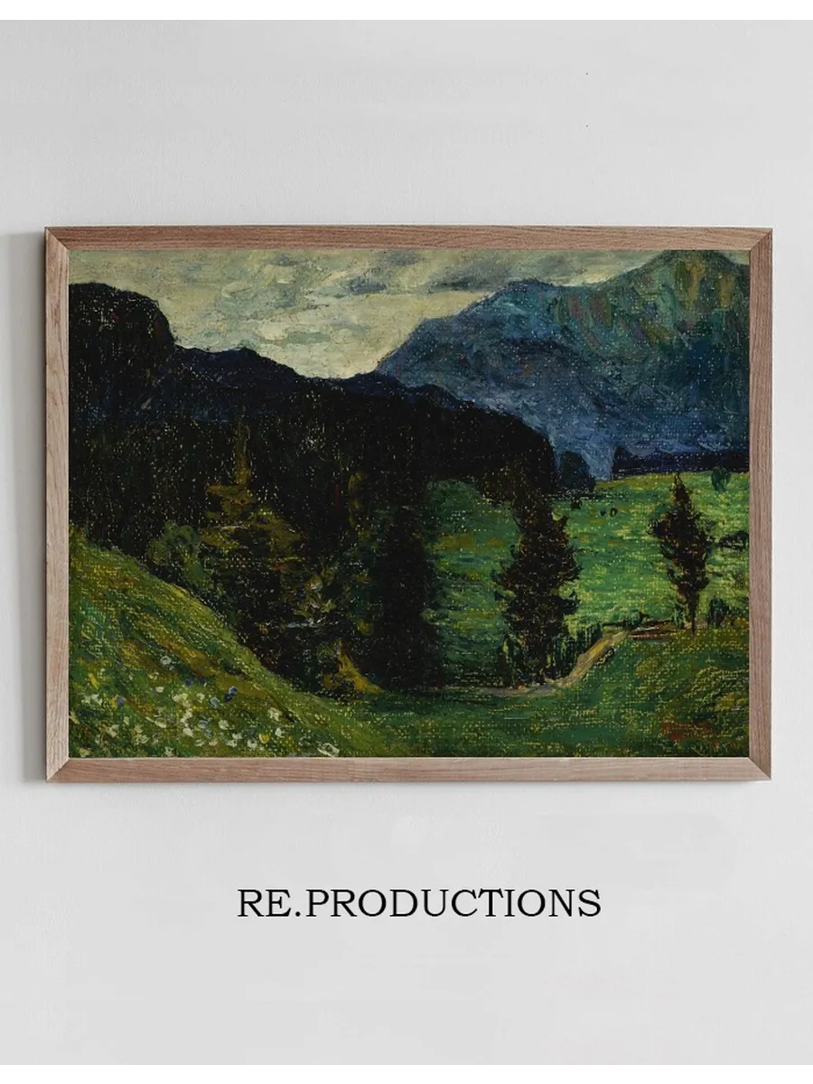 Kochel Mountains with Firs