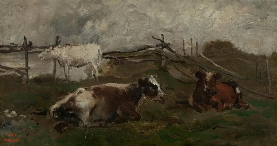 Koeien in de Weide