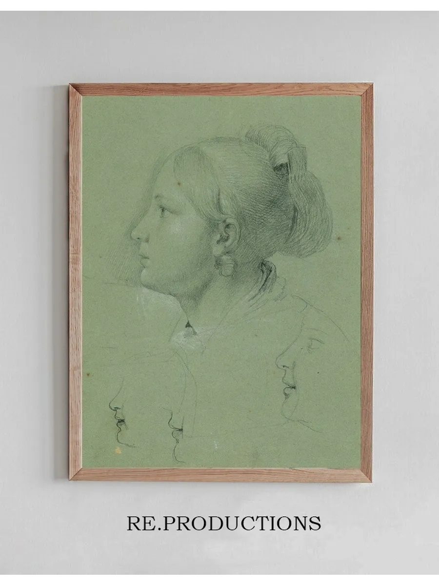 Kopf Eines M Dchens (studie Zur Heimkehr Des Landwehrmannes, 1817)