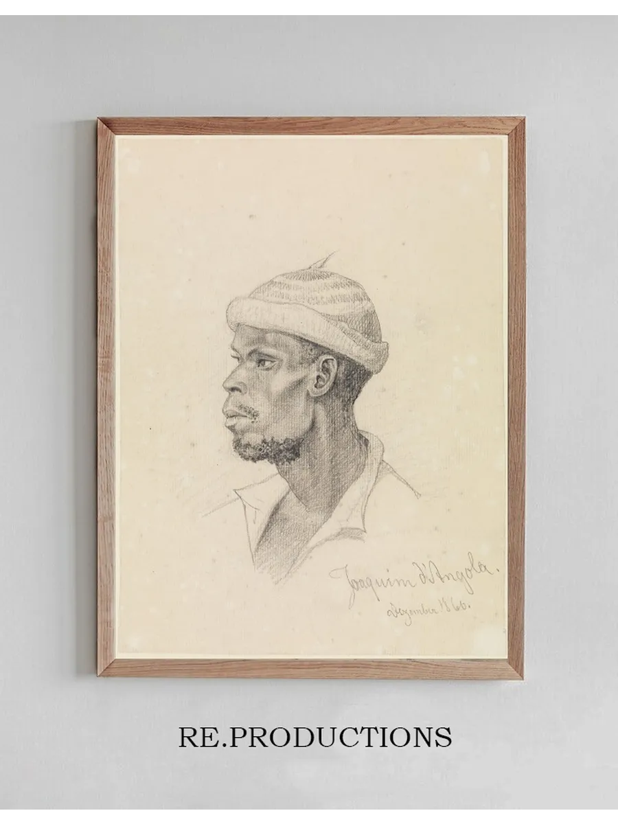 Kopfstudie Des Joaquim D Angola, IM Profil Nach Links Gewendet