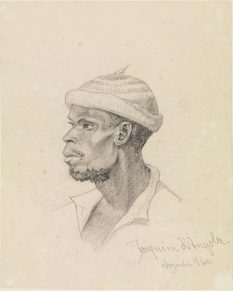 Kopfstudie Des Joaquim D Angola, IM Profil Nach Links Gewendet