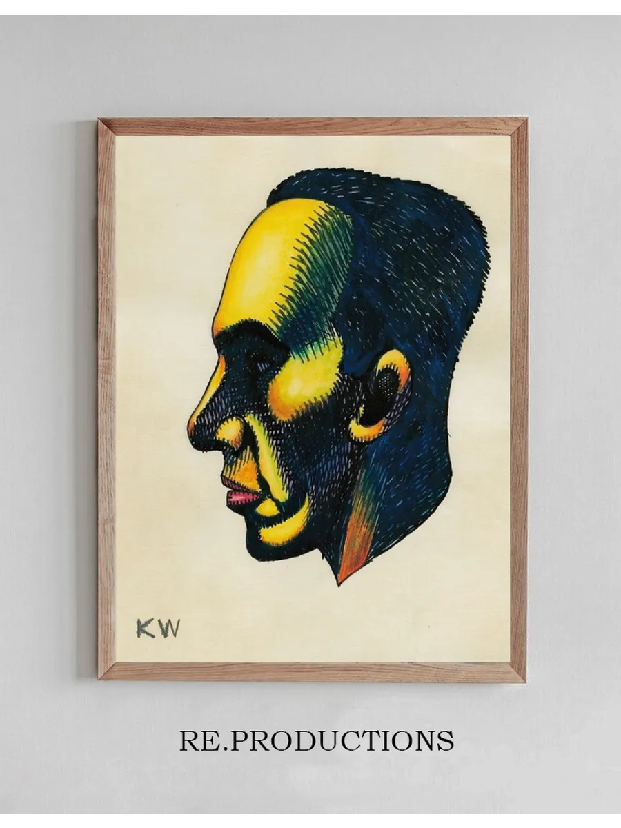 Kopfstudie, aus Profile, 10 Bl tter, Graz I