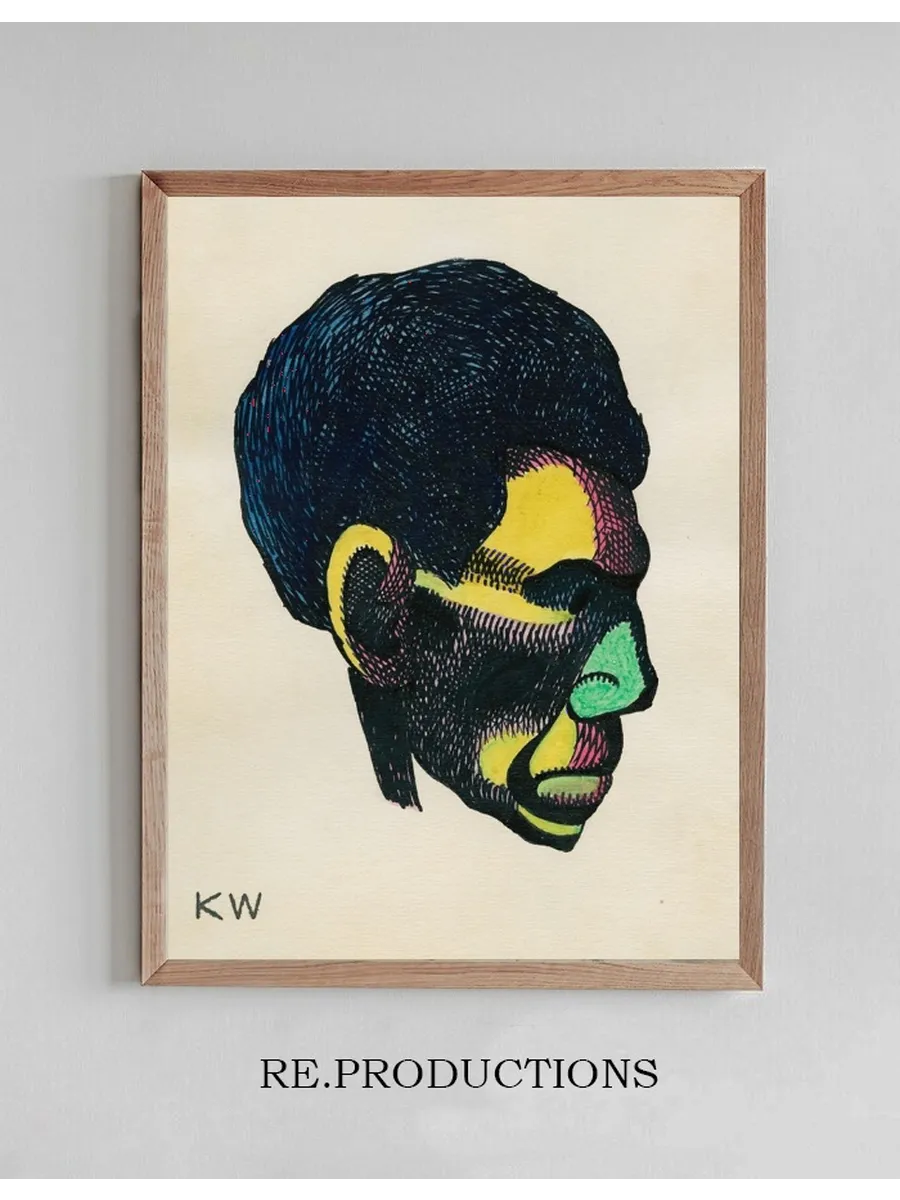 Kopfstudie, aus Profile, 10 Bl tter, Graz VI
