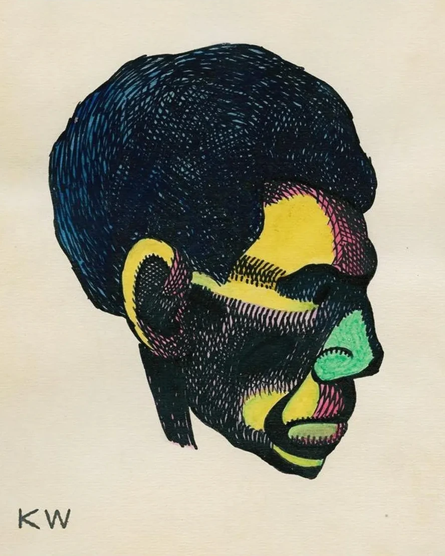Kopfstudie, aus Profile, 10 Bl tter, Graz VI
