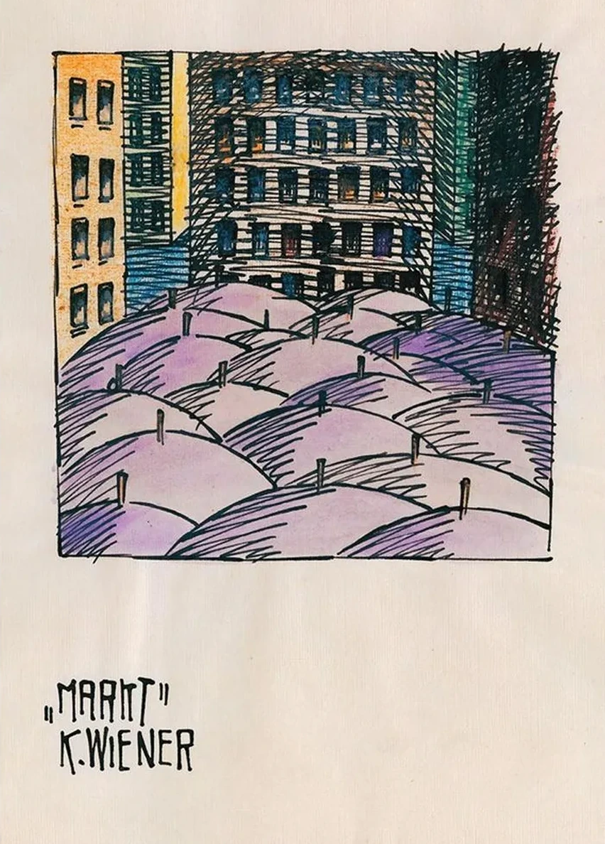 Kopfstudie, aus Profile, 10 Bl tter, Graz XIV