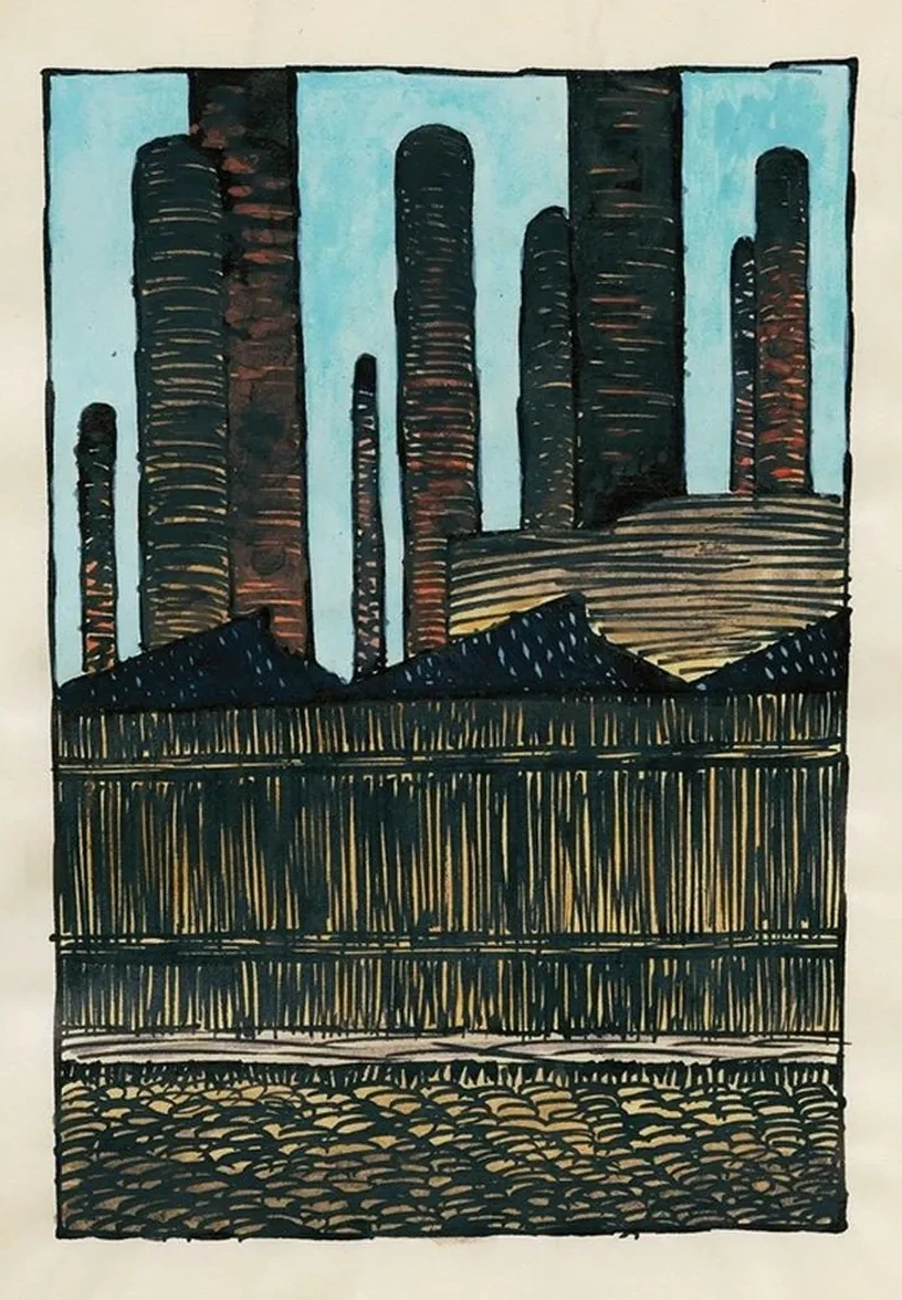 Kopfstudie, aus Profile, 10 Bl tter, Graz XIV