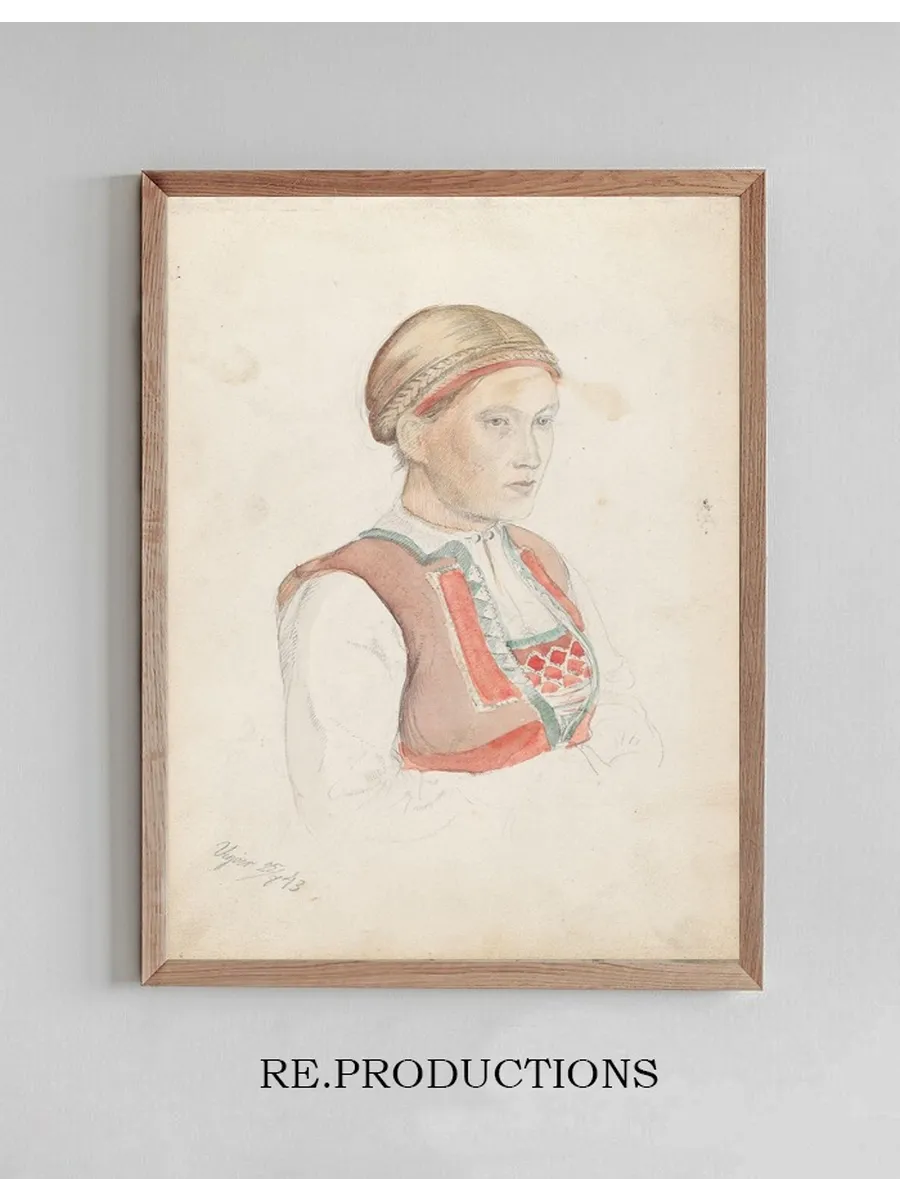 Kvinne I Halvfigur, Vik Y