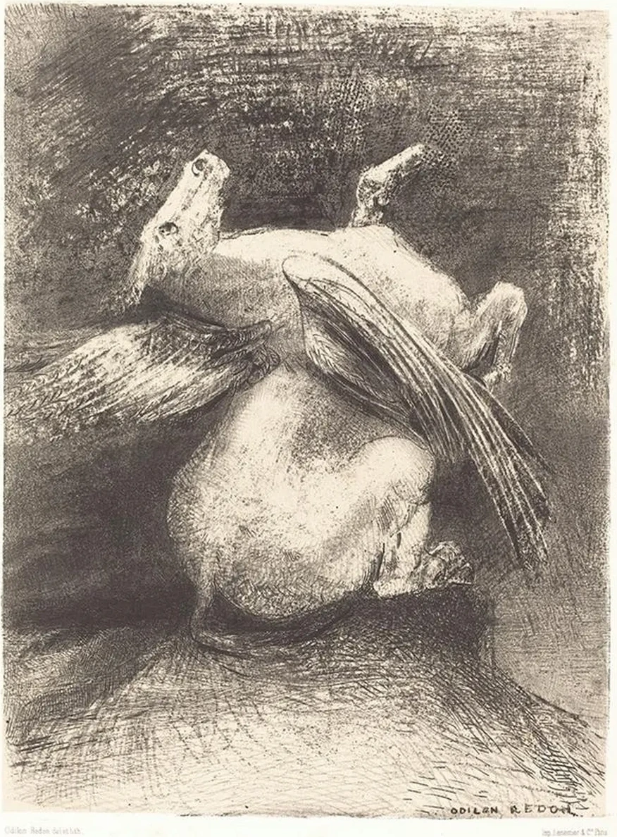 L Aile Impuissante N Eleva Point la Bete En Ces Noirs Espaces (the Impotent Wing DID Not Lift the Animal into
