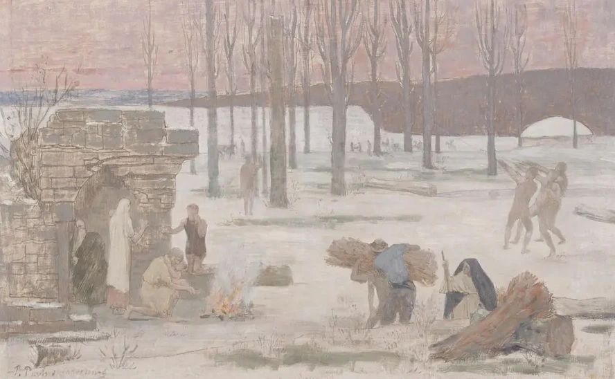 L Hiver, esquisse pour l H tel de Ville de Paris